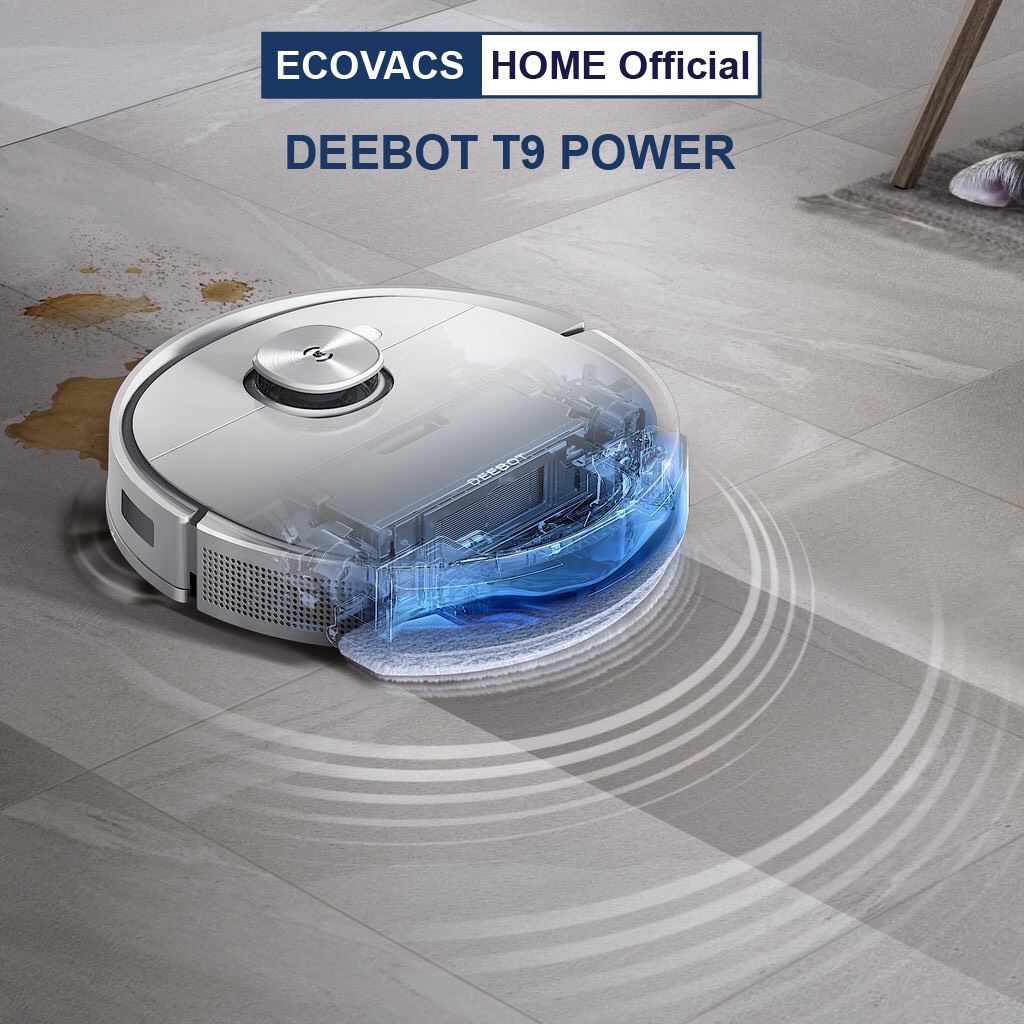 Robot hút bụi lau nhà Ecovacs Deebot T9 power chính hãng