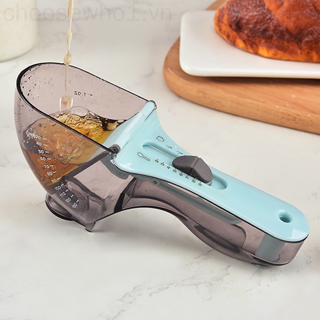 Muỗng Đo Lường Gia Vị Bằng Nhựa Có Thể Điều Chỉnh Dùng Trong Nhà Bếp 1