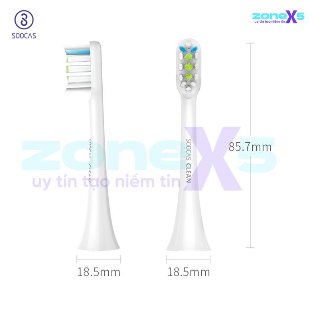 [CHÍNH HÃNG]Đầu bàn chải thay thế cho bàn chải điện XIAOMI Soocas X1, X3, X3U, X5, V1