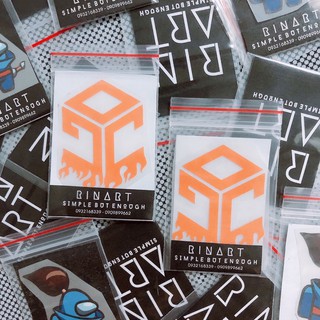 Decal Logo Sticker Patch in áo ủi trực tiếp lên vải hình biểu tượng SWE lửa cam - rinart.vn