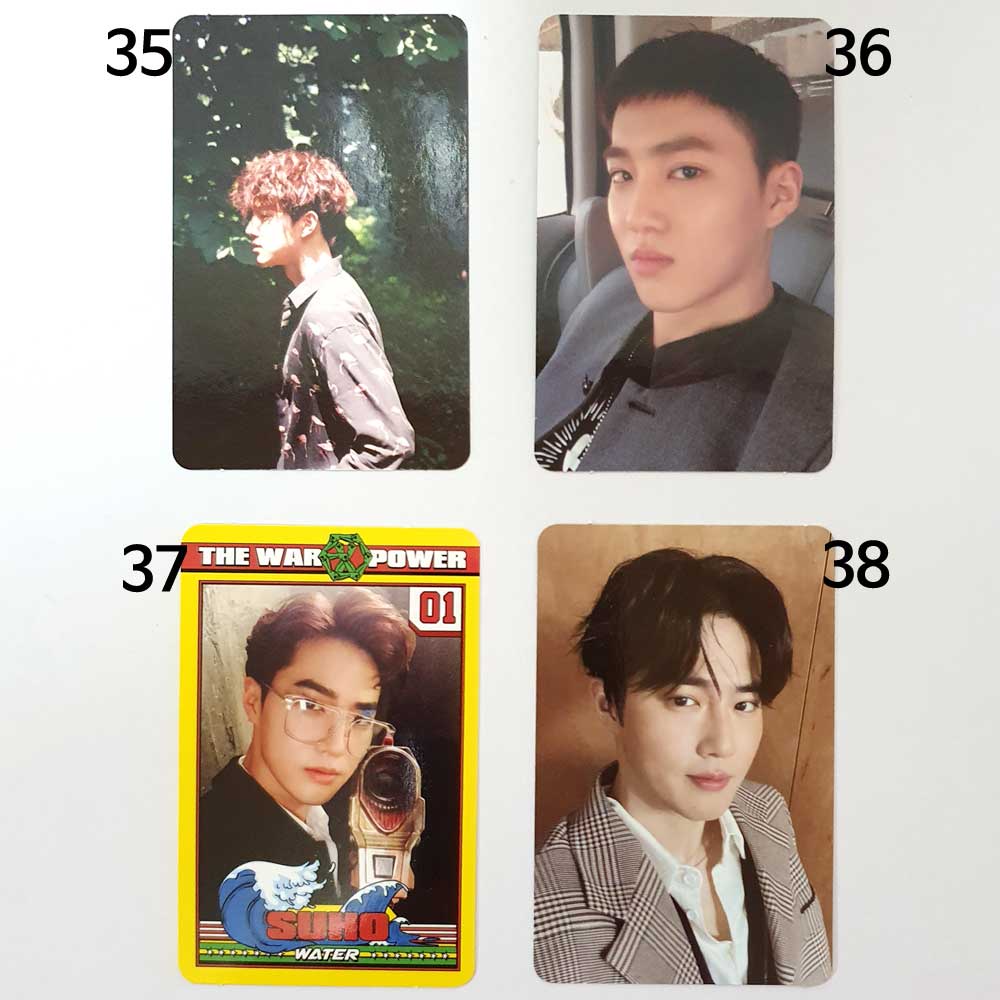 Thẻ Ảnh Chính Thức EXO SUHO