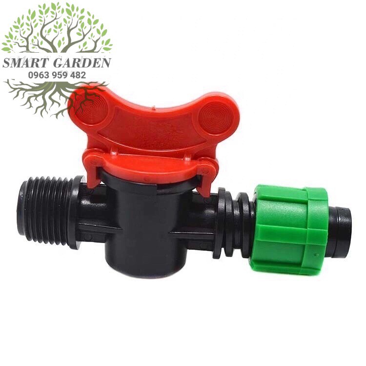 Van Khoá Ren 21Mm Ra Ống Nhỏ Giọt 16Mm