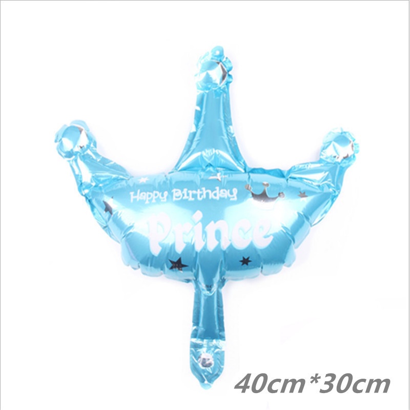 1 Bong Bóng Lá Nhôm Hình Vương Miện Vàng Hồng 32 &quot;Trang Trí Tiệc Sinh Nhật