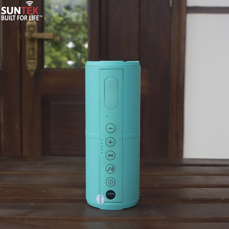 Loa Bluetooth SUNTEK S10 (Xanh ngọc) + Tặng củ sạc USB