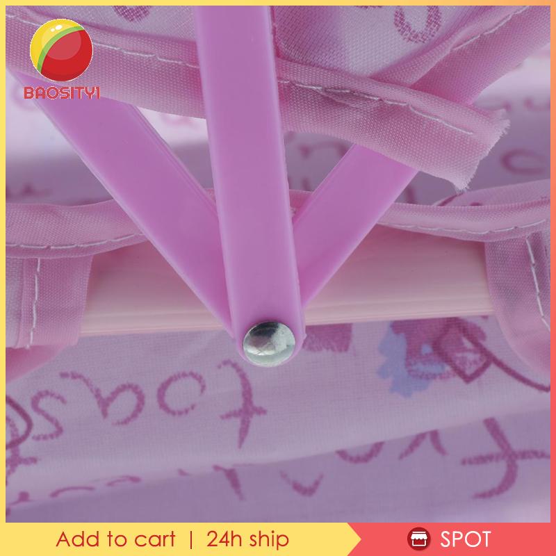 [Baosity 1] Đồ Chơi Búp Bê Em Bé Đẩy Xe Đẩy Màu Hồng