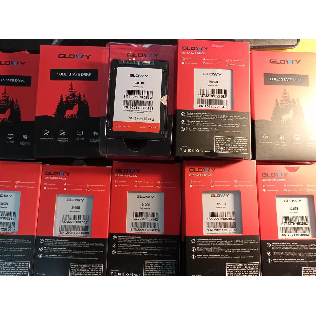 Ổ Cứng SSD glowy 120Gb và 240GB chính hãng bảo hành 36 tháng