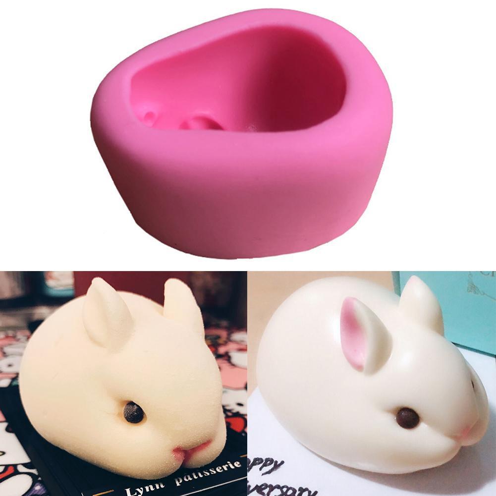 Khuôn silicon làm kẹo đường hình thỏ dễ thương