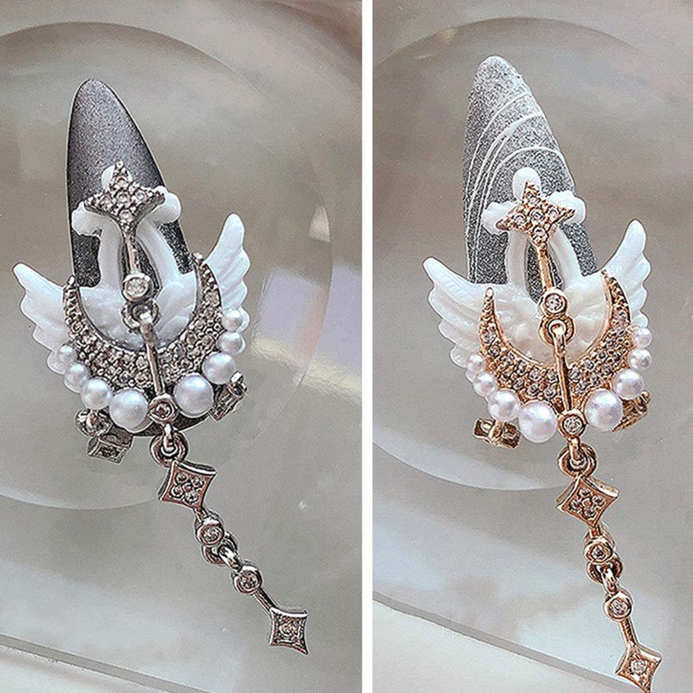 Phụ Kiện Trang Sức Trang Trí Móng Nghệ Thuật Phong Cách Retro DIY