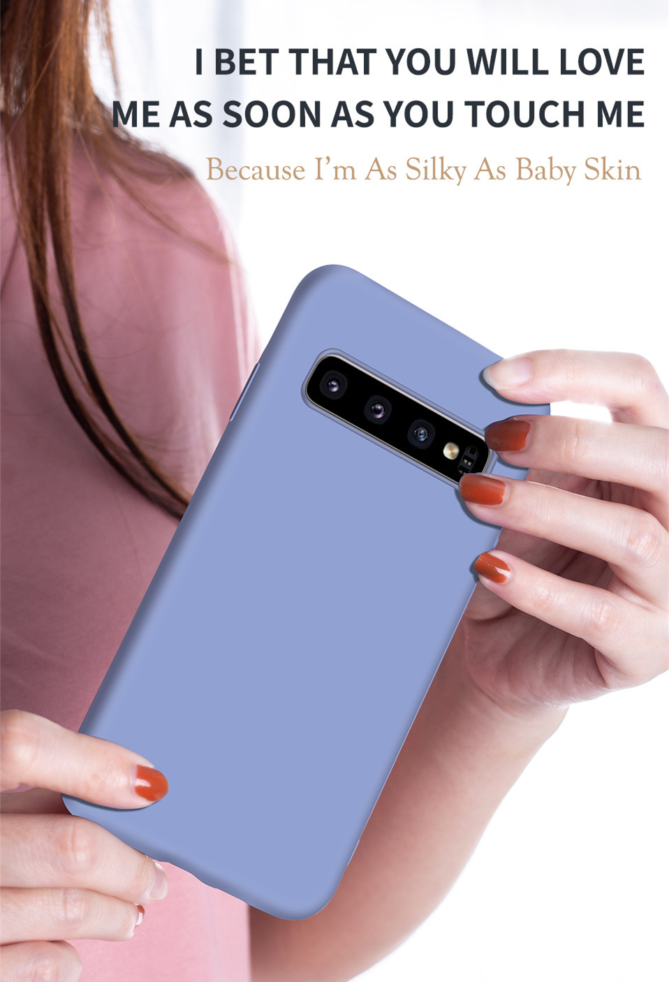 Ốp lưng Samsung S10 S10 Plus S10+ S10e S10 Lite S9 S8 Plus S8+ S9+ Silicone Case HP Casing Ốp điện thoại cho