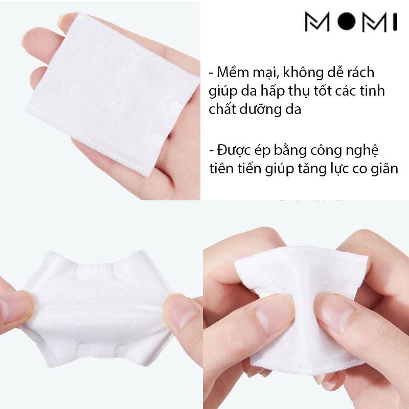 Bông tẩy trang Maycreate ba lớp Cotton mềm mịn dai 230 miếng P03N