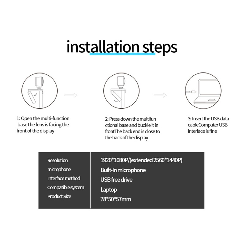 Webcam 2k Full Hd 1080p Cho Máy Tính Để Bàn | BigBuy360 - bigbuy360.vn