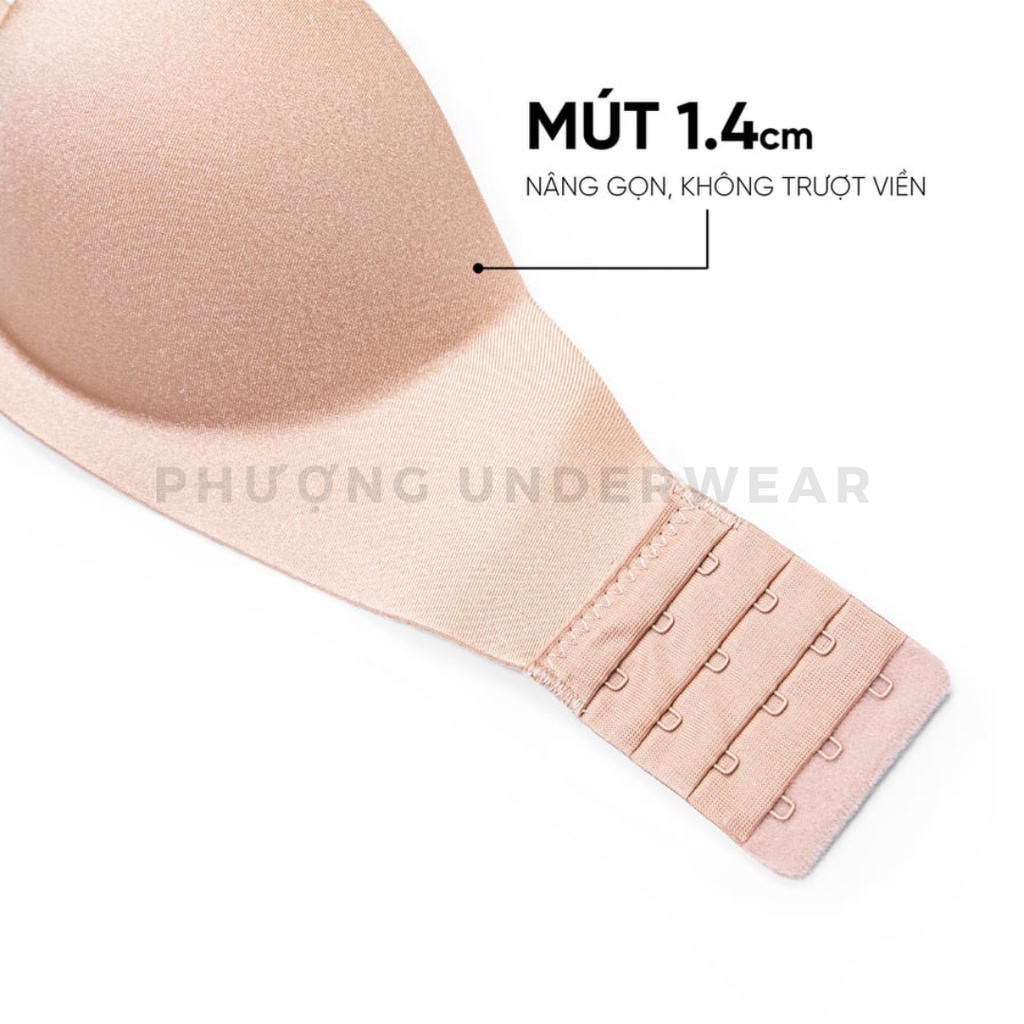 Áo ngực không dây cup ngang chuyên dụng mặc áo trễ vai
