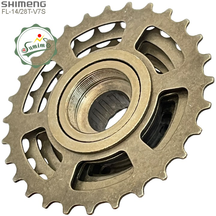 Líp xe đạp - Líp vặn SHIMENG-MF-14/28T 7 Speed - Chính hãng