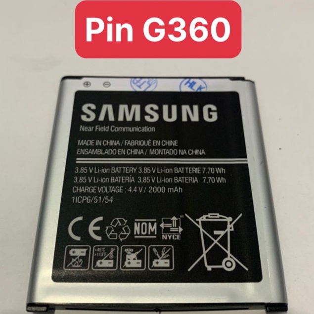 pin samsung G360 / G361 / J200 zin