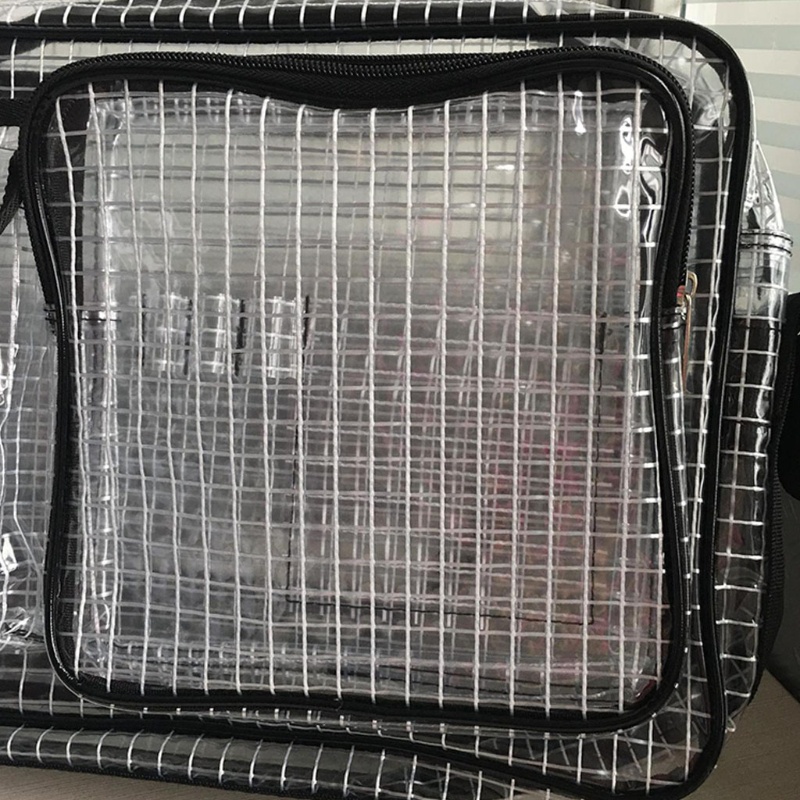 Túi Đeo Chéo Bằng PVC Trong Suốt Chống Tĩnh Điện Dùng Đựng Dụng Cụ Vệ Sinh Máy Tính