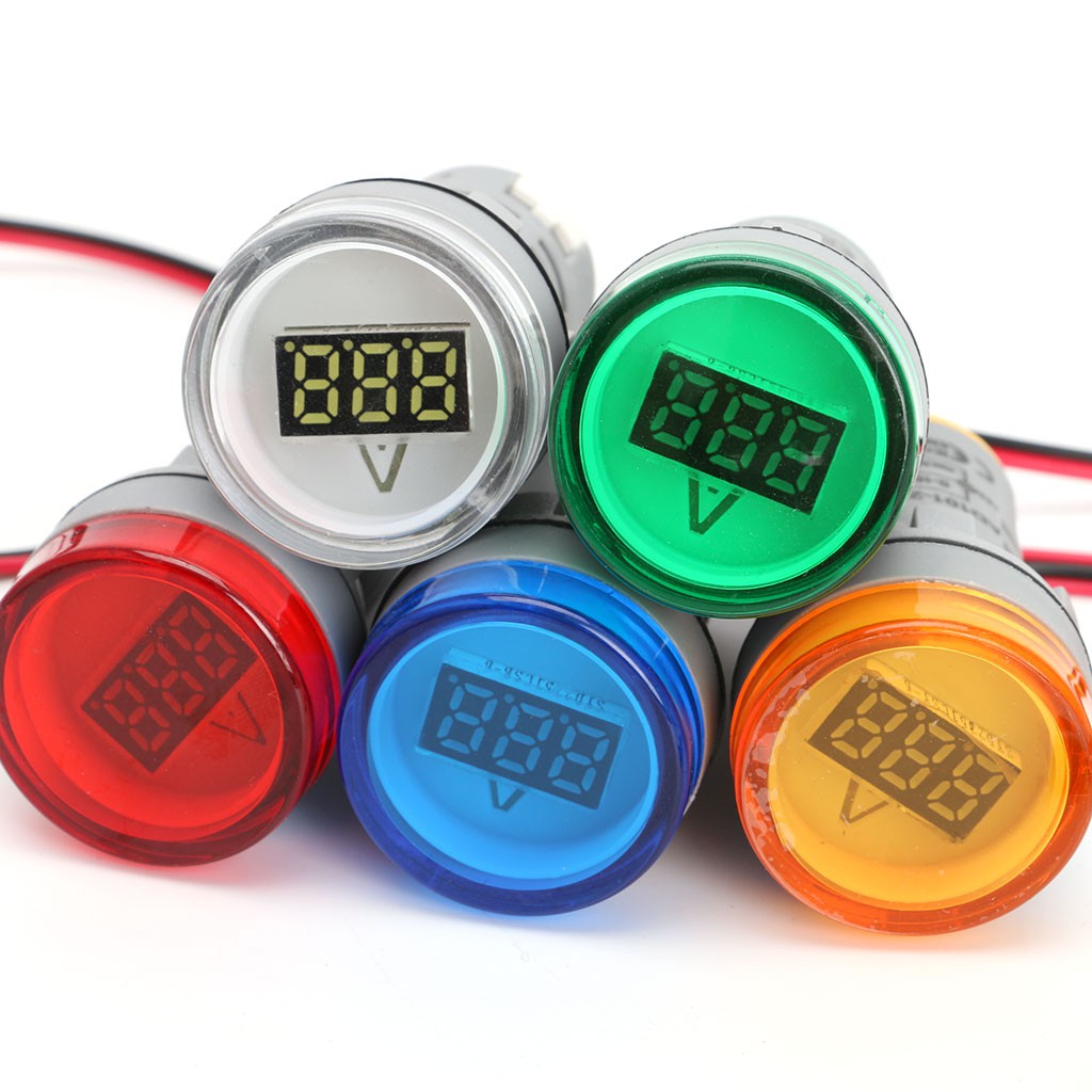 Ampe kế kỹ thuật số 22mm AC 220V 0-100A hiện thị dòng điền xoay chiều