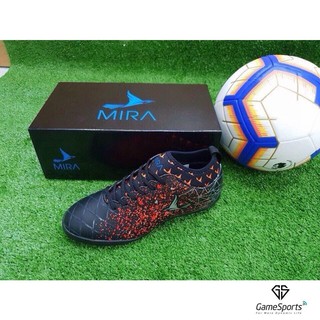 Giầy đá bóng Mira MR03 đen ( giầy bóng đá cổ chun cao cổ đế TF MR 03 , giầy thể thao )