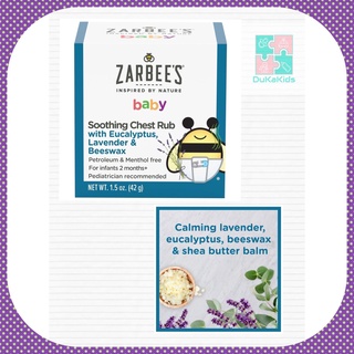 Dầu bôi ấm ngực Zarbee's cho bé từ 2 tháng tuổi