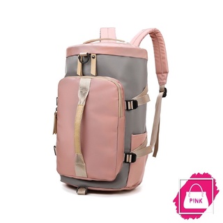 Túi du lịch 3 in 1 phối màu phong cách có dây đeo và ngăn đựng giày