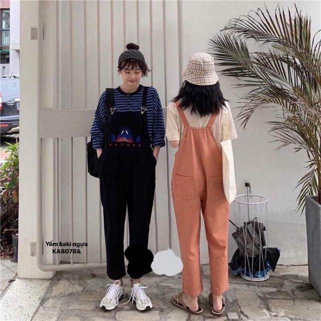 Quần yếm kaki thêu ngựa (KA) | BigBuy360 - bigbuy360.vn