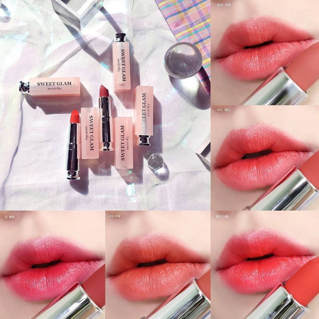 Son Thỏi Secret Key Sweet Glam The Fit Lipstick 3.4 gram