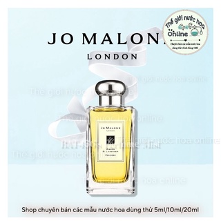 -𝗡𝗲𝘄- nước hoa dùng thử jo malone amber & lavender 𝗣𝗲𝗿𝗳𝘂𝗺𝗲'𝟬𝟭𝗦𝘁𝗼𝗿𝗲