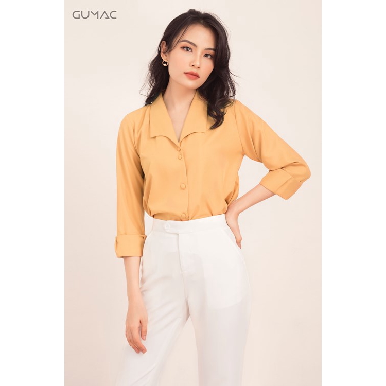 Áo cổ bẻ nút bọc AA509 GUMAC