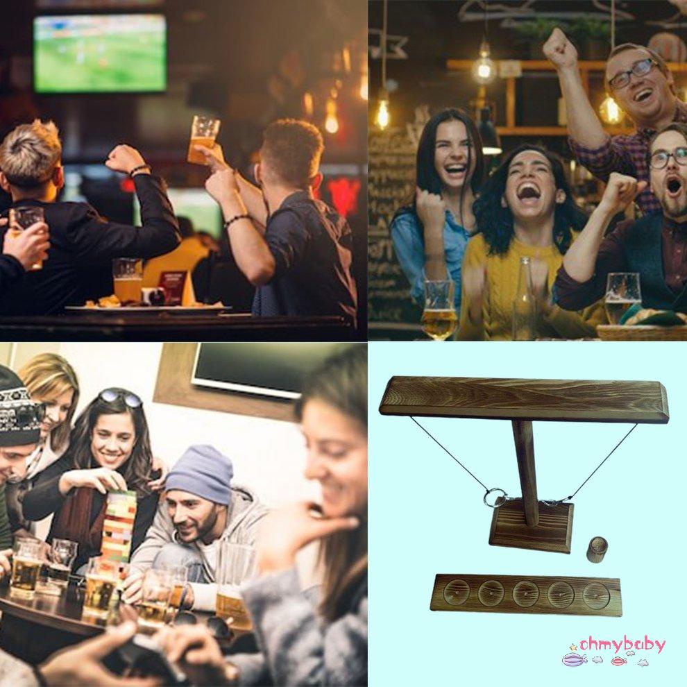 Trò chơi Ring Toss Trò chơi trên bàn cầm tay với Bắn Thang Bắn Trò chơi Hook và Ring [8/8]