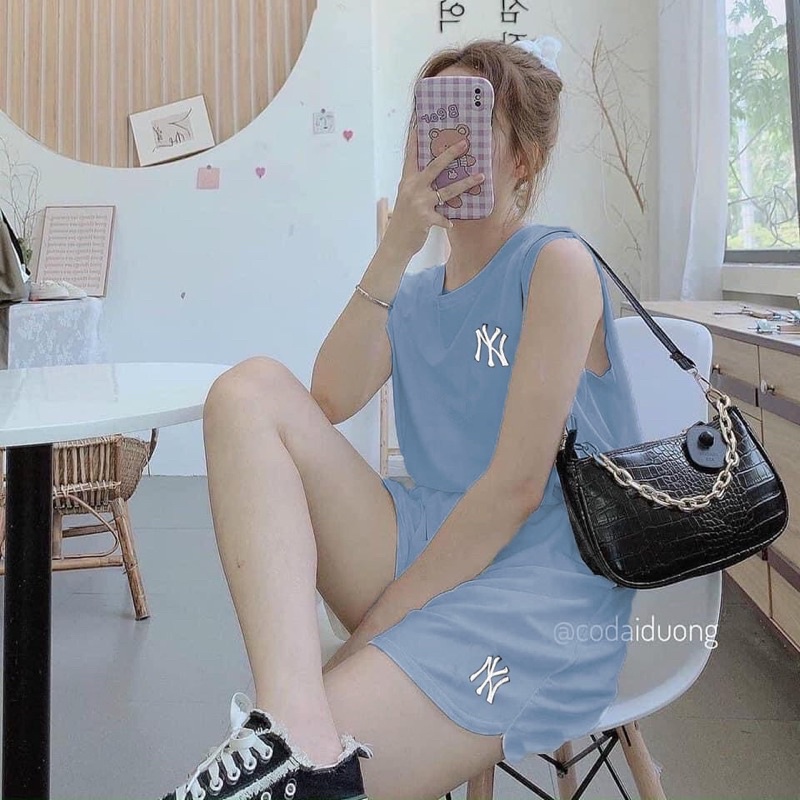 [GIÁ HUỶ DIỆT] Bộ Tanktop In Ngực Không Kèm Áo Trong - Set Thể Thao 3 Lỗ N.Y (video + ảnh thật) | BigBuy360 - bigbuy360.vn
