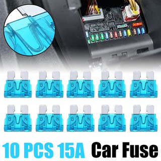 Set 10 Cầu Chì Lưỡi Dao LANSEYQO 15A Tiêu Chuẩn ATO / ATC Cho Xe Hơi / Xe Tải