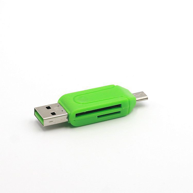 Đầu Đọc Thẻ Nhớ Micro Usb Otg Tf / Sd Dành Cho Điện Thoại Máy Tính Bảng