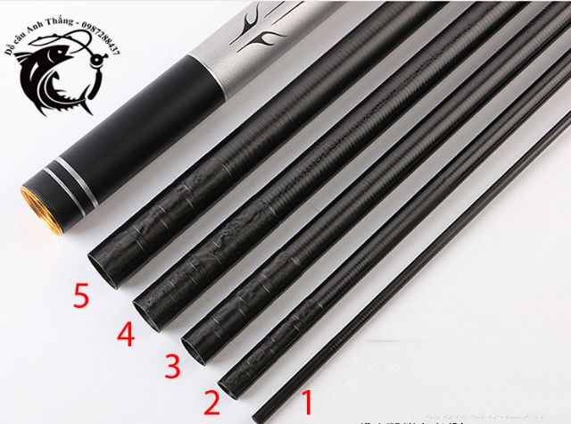 Lóng, đọt cần câu 3H - 5H - 7H