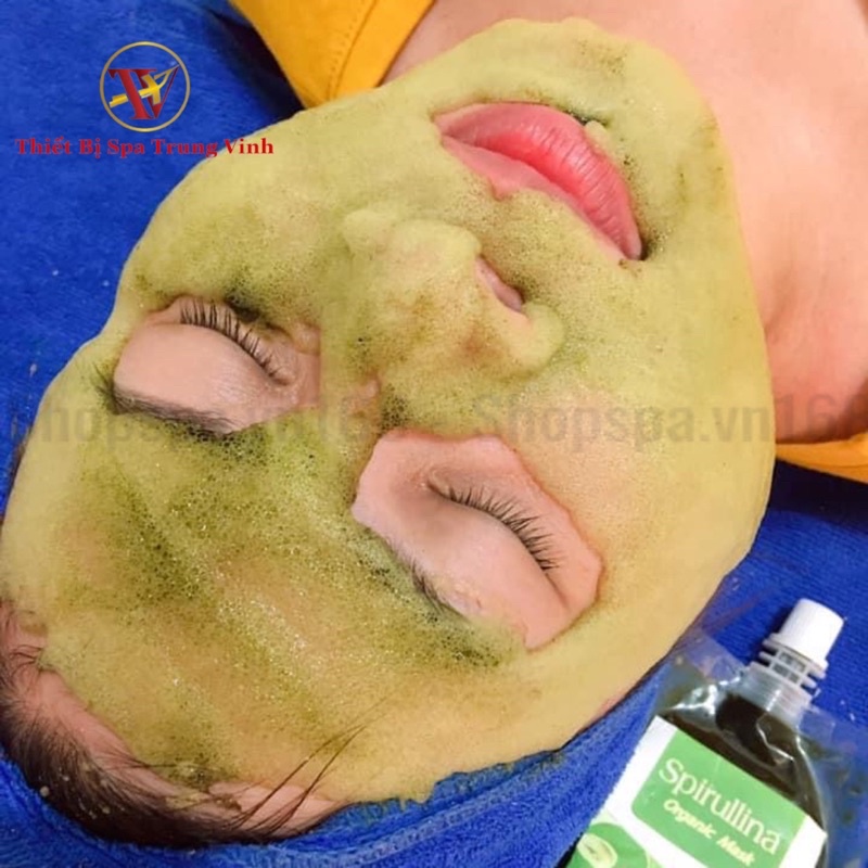 Mặt nạ sủi bọt, mặt nạ sủi nghệ thải độc da, mặt nạ tảo xoắn sủi bọt