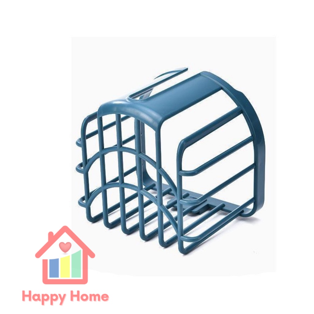 Giỏ treo giấy vệ sinh dán tường nhà tắm tiện lợi, đồ dùng phòng tắm thông minh tiện ích Happy Home