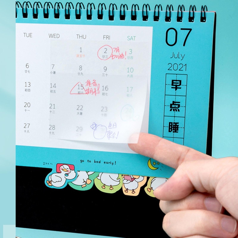 Giấy Ghi Chú Mini Trong Suốt Tiện Dụng Cho Học Sinh Scho