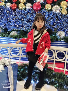 Áo parka lót lông cừu