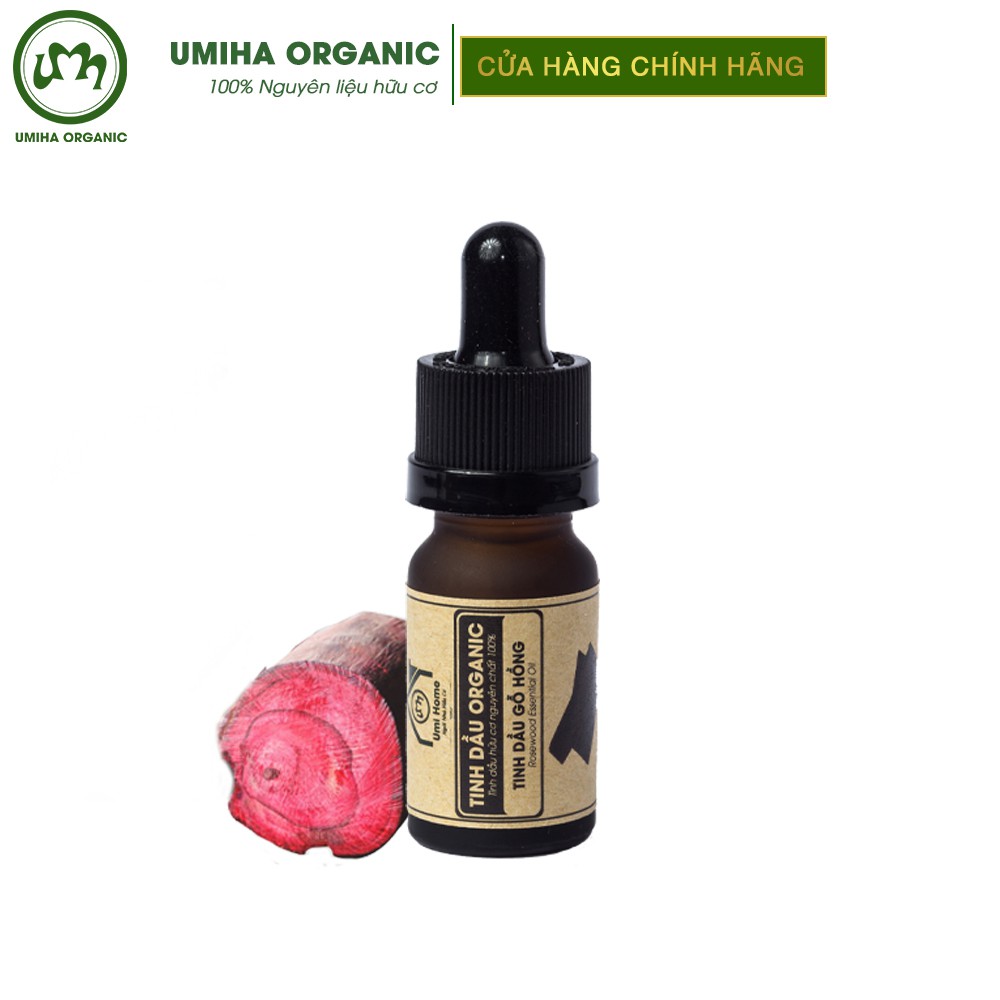 Tinh dầu Gỗ Hồng hữu cơ UMIHA nguyên chất |  Rosewood Essential Oil 100% Organic 10ml