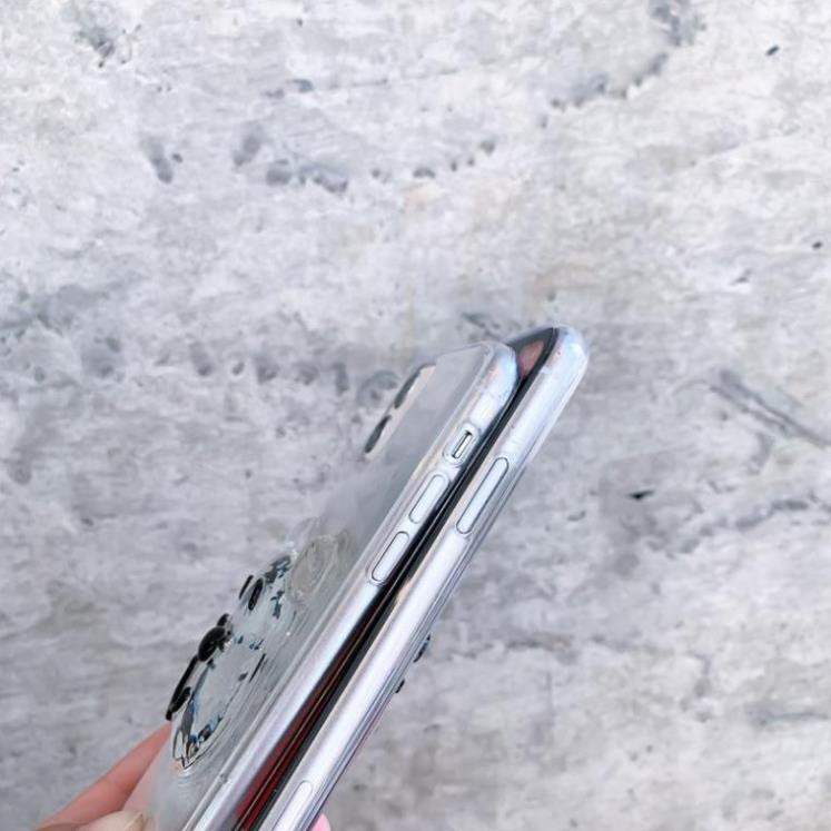 Ốp lưng iphone trong suốt phát sáng hình gấu Pooh 3d cho Iphone 12 Pro Max 12 12pro 11 Pro Max 7 8 Plus XS Max SE 2020