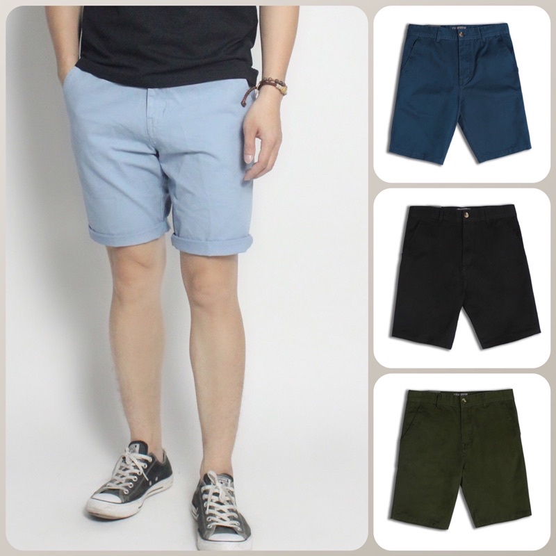 Quần short nam - quần đùi nam basic chất liệu kaki dày dặn bền đẹp form ôm nhẹ nhiều màu sắc trẻ trung mặc thoáng mát | BigBuy360 - bigbuy360.vn