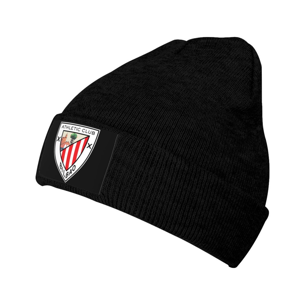 Athletic Bilbao logo Hàn Quốc Mũ Len Mềm Mũ Dệt Kim Mũ Len Mũ Len Mũ Len Trơn Mũ Len Trơn Mũ Len Ngắ