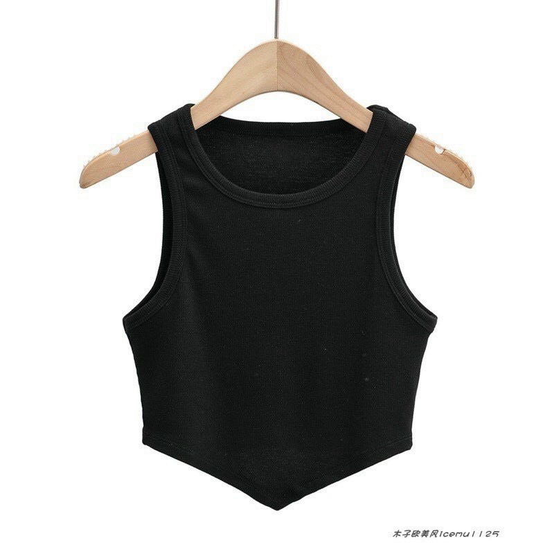 Áo Croptop Nữ Viền Tam Giác Croptop Sát Nách Chất Thun Gân Dày Dặn - A0105