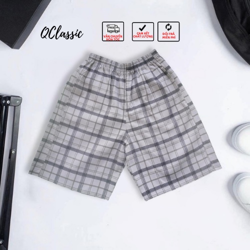 Combo 5 Quần đùi Nam Mùa hè QClassic - Vải xi gió thoáng mát
