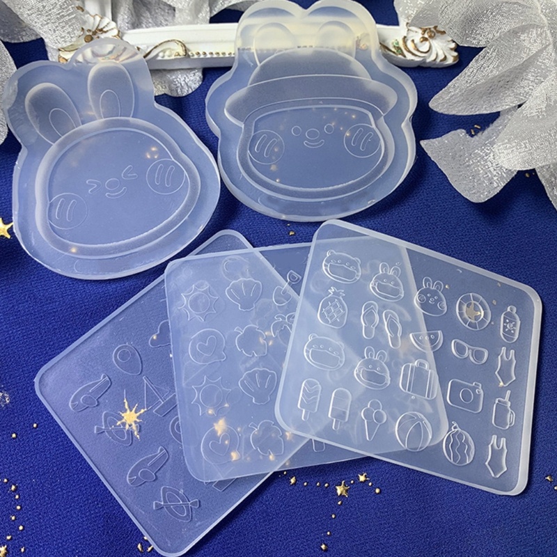 Khuôn Silicone Làm Bình Lắc Tạo Hình Bàn Tay Dừa Độc Đáo Tiện Dụng