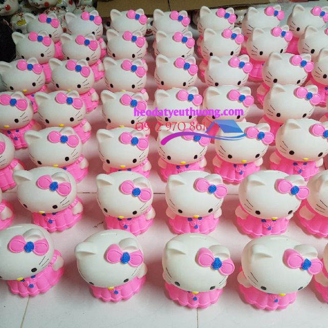 Mèo công chúa hello kitty - nhựa VINYL cao cấp