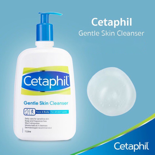 Sữa Rửa Mặt Cetaphil Gentle Skin Cleanser 500ml sạch dịu nhẹ, ngừa mụn, không xà phòng,KHÔNG XÀ PHÒNG CHO MỌI LOẠI DA Làm sạch sâu giữ ẩm cấp nước