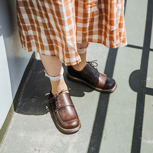 Giày da bò thật nữ cao cấp đóng thủ công