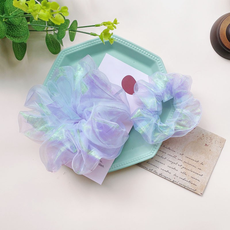 Dây thun cột tóc từ tính màu tím