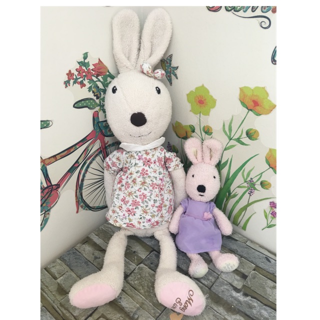 Set 2 thỏ pháp cute