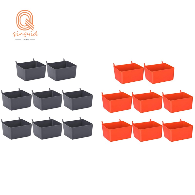 8 hộp treo bảng pegboard bằng nhựa đựng đồ dùng nhỏ tiện lợi