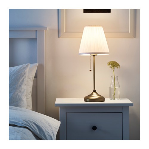 Đèn bàn trang trí phòng ngủ ÅRSTID IKEA - Bạc